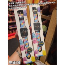 (出清) 香港迪士尼樂園限定 毛怪 熊抱哥造型毛毛球圖案Apple watch手錶帶 (BP0028)